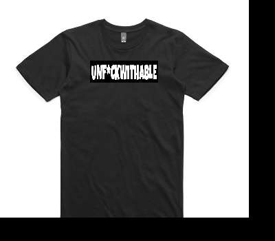 Custom AS Colour 100% Cotton Black T-Shirt