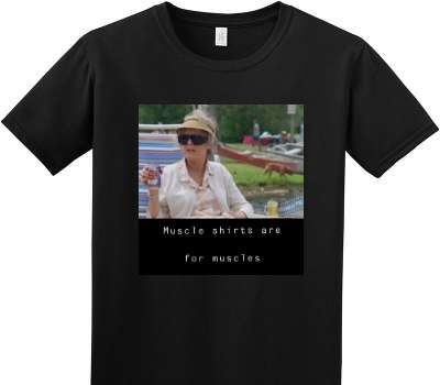 Custom Adult Soft Style 100% Cotton Black T-Shirt
