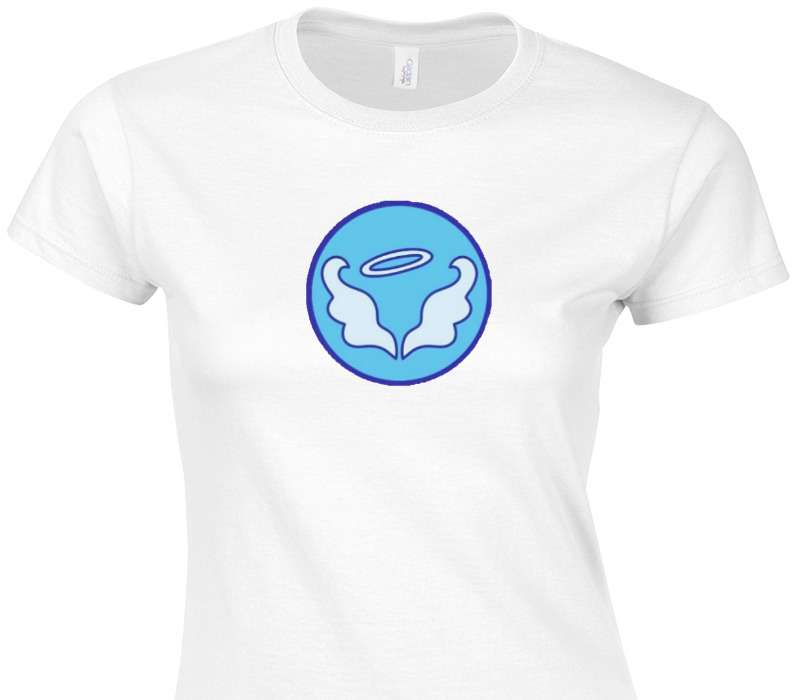 Custom Womens Soft Style 100% Cotton White T-Shirt