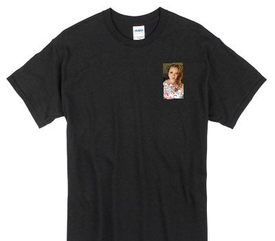 Custom Gildan 100% Cotton Black T-Shirt