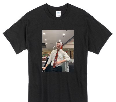 Custom Gildan 100% Cotton Black T-Shirt