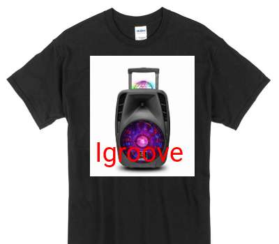 Custom Gildan 100% Cotton Black T-Shirt
