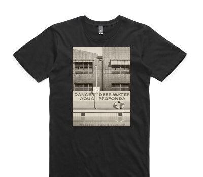 Custom AS Colour 100% Cotton Black T-Shirt