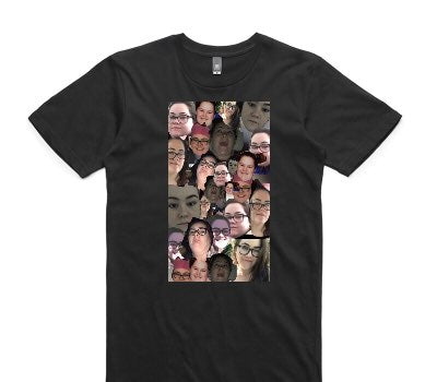 Custom AS Colour 100% Cotton Black T-Shirt