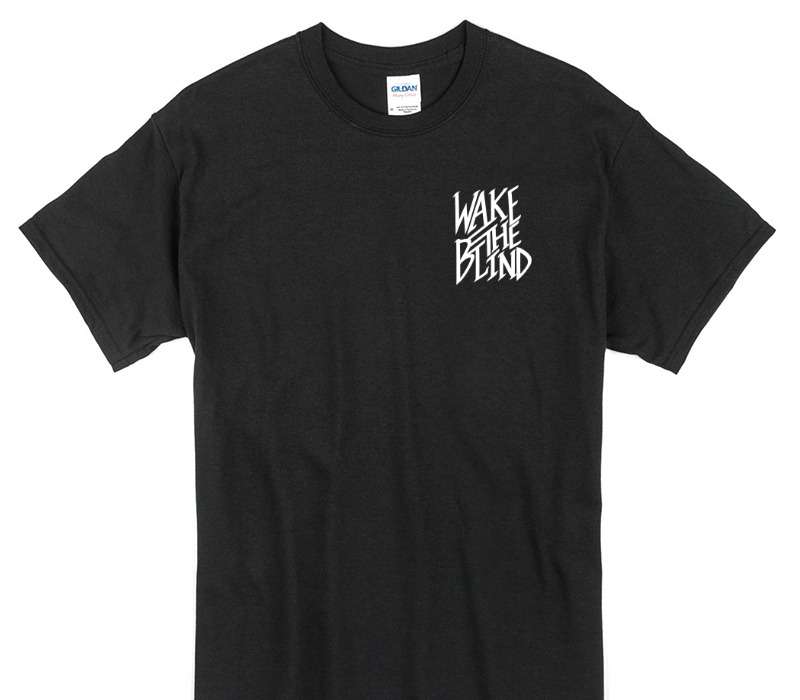 Custom Gildan 100% Cotton Black T-Shirt