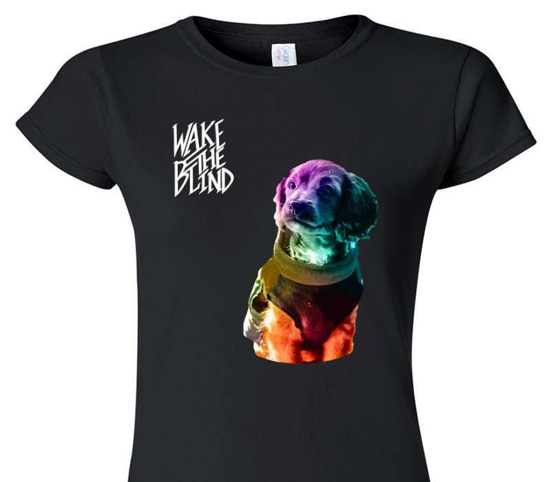 Custom Womens Soft Style 100% Cotton Black T-Shirt