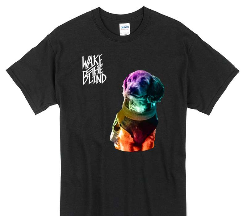 Custom Gildan 100% Cotton Black T-Shirt