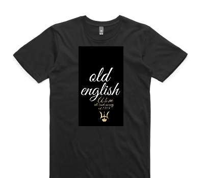 Custom AS Colour 100% Cotton Black T-Shirt