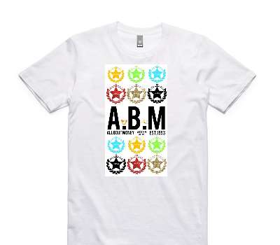Custom AS Colour 100% Cotton White T-Shirt