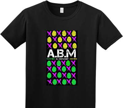 Custom Adult Soft Style 100% Cotton Black T-Shirt