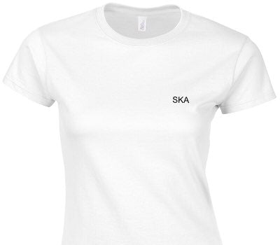 Custom Womens Soft Style 100% Cotton White T-Shirt