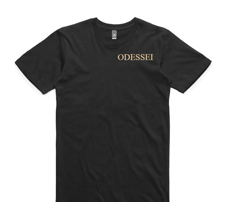 Custom AS Colour 100% Cotton Black T-Shirt