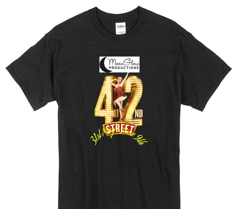 Custom Gildan 100% Cotton Black T-Shirt