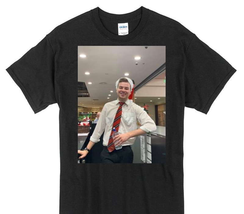 Custom Gildan 100% Cotton Black T-Shirt
