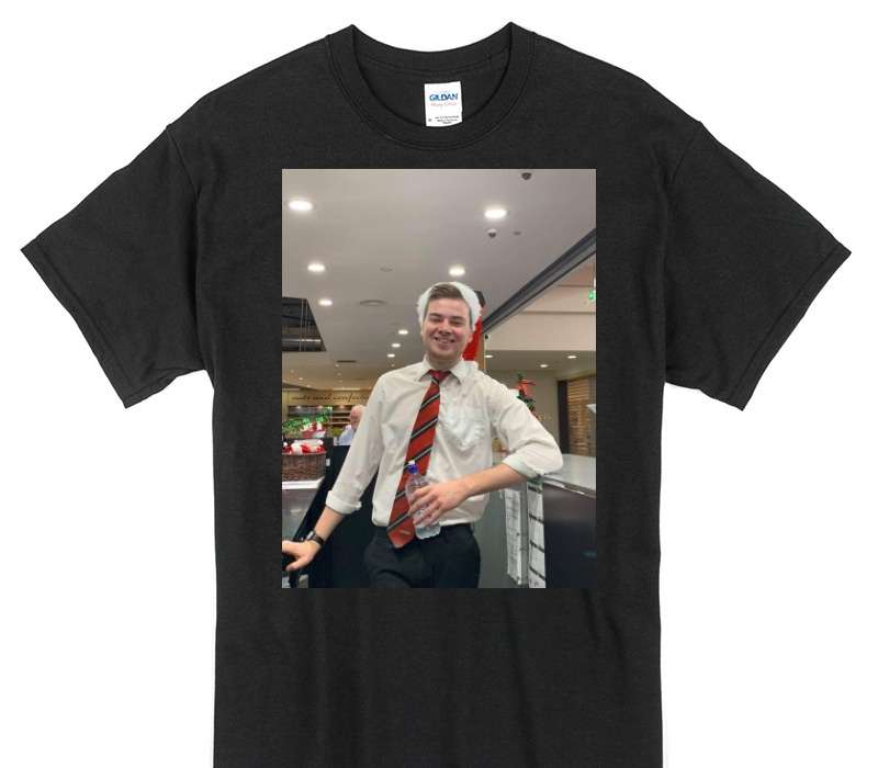 Custom Gildan 100% Cotton Black T-Shirt
