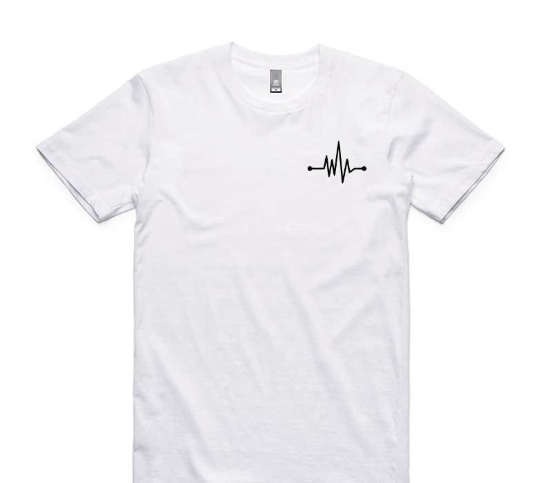 Custom AS Colour 100% Cotton White T-Shirt
