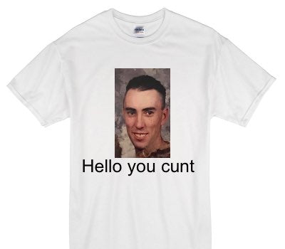 Custom Gildan 100% Cotton White T-Shirt