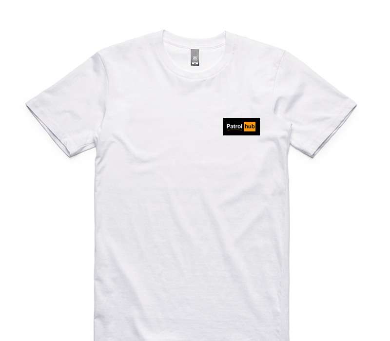 Custom AS Colour 100% Cotton White T-Shirt