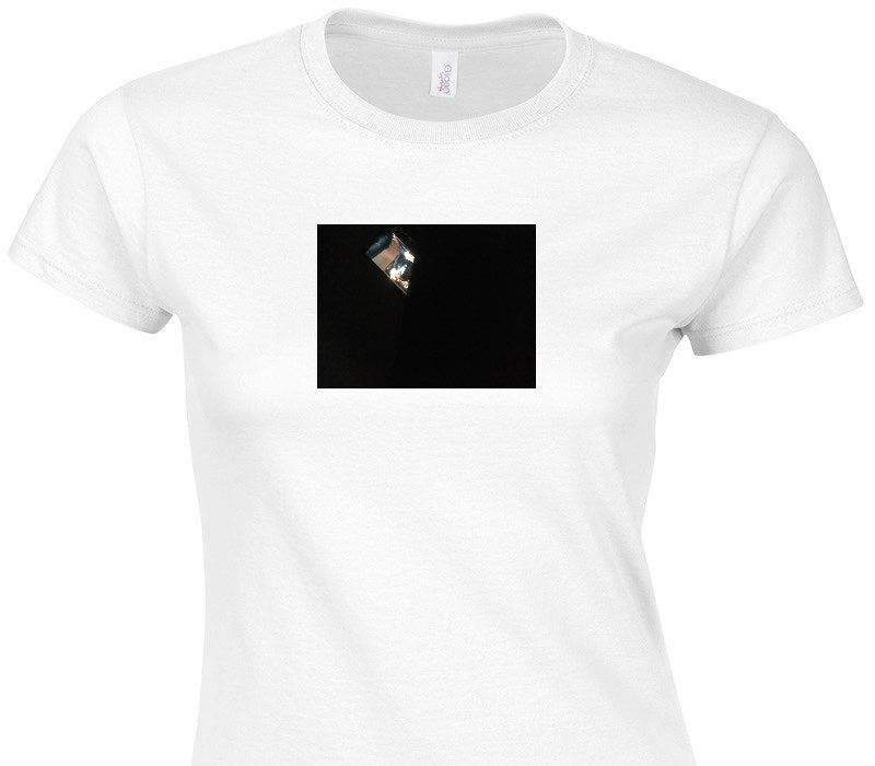 Custom Womens Soft Style 100% Cotton White T-Shirt