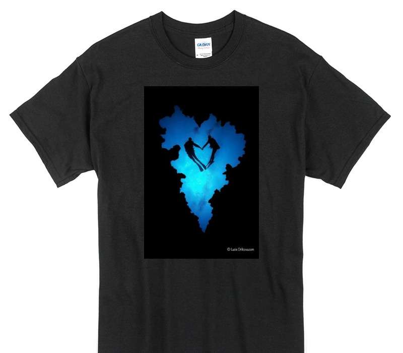 Custom Gildan 100% Cotton Black T-Shirt