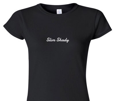 Custom Womens Soft Style 100% Cotton Black T-Shirt
