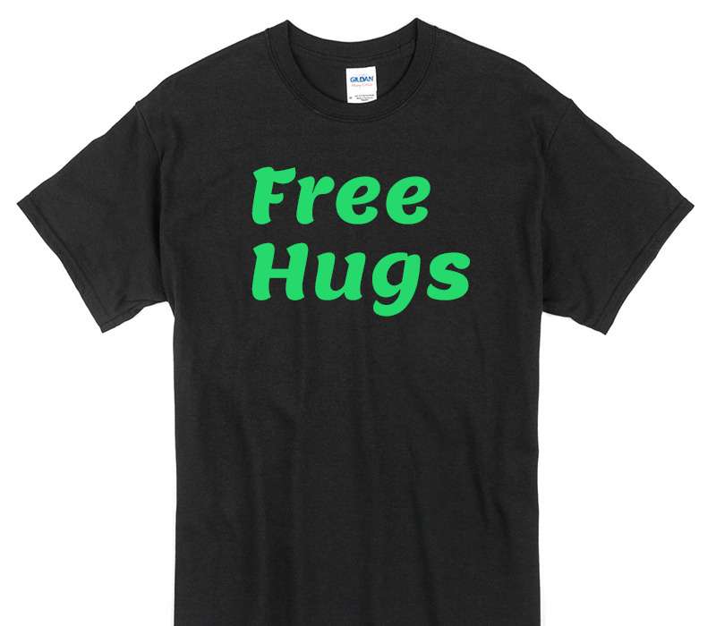 Custom Gildan 100% Cotton Black T-Shirt