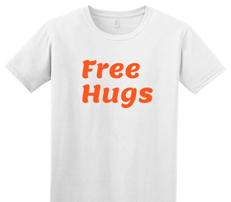 Custom Adult Soft Style 100% Cotton White T-Shirt