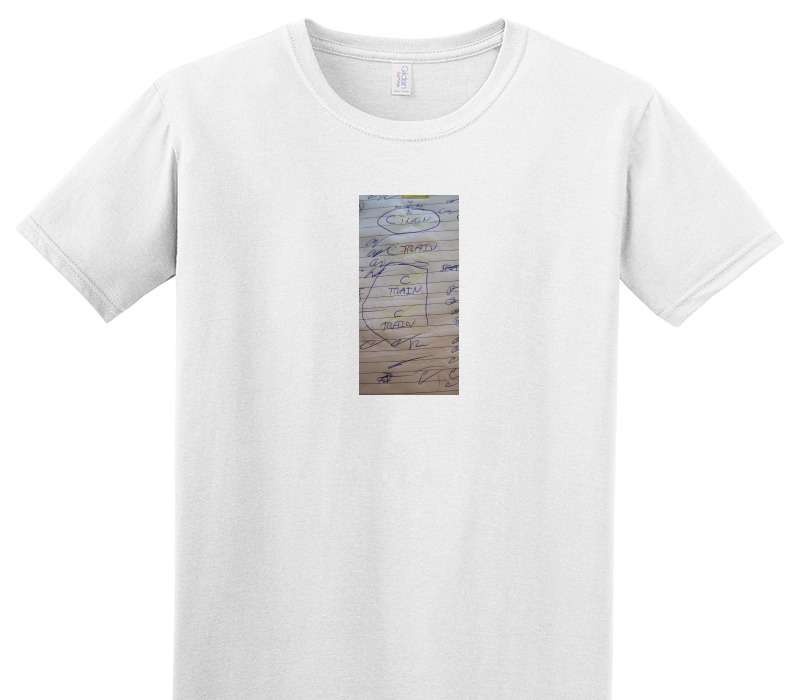 Custom Adult Soft Style 100% Cotton White T-Shirt