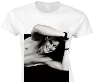Custom Womens Soft Style 100% Cotton White T-Shirt