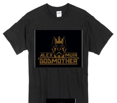 Custom Gildan 100% Cotton Black T-Shirt