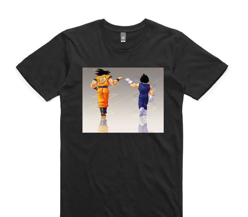 Custom AS Colour 100% Cotton Black T-Shirt