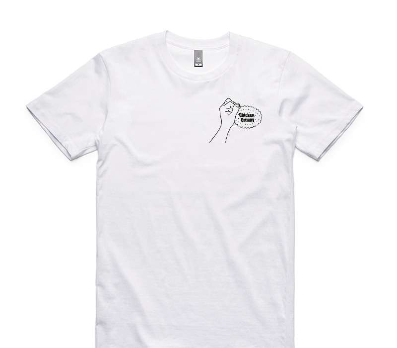 Custom AS Colour 100% Cotton White T-Shirt