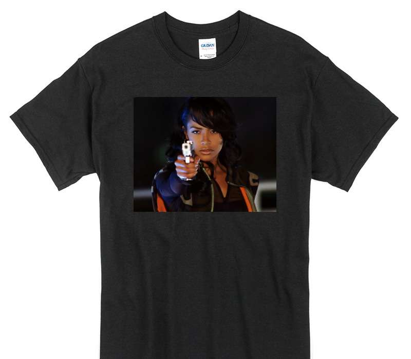 Custom Gildan 100% Cotton Black T-Shirt
