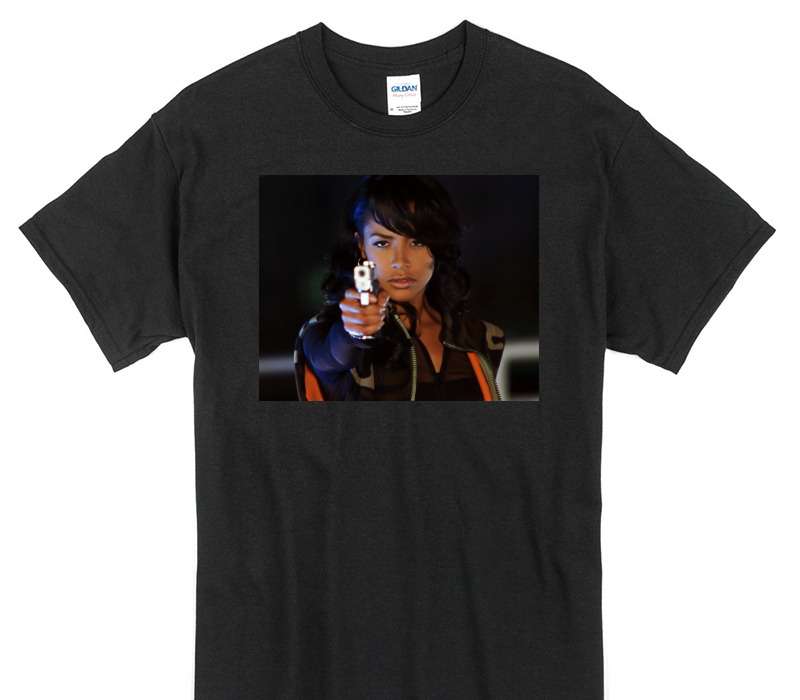 Custom Gildan 100% Cotton Black T-Shirt