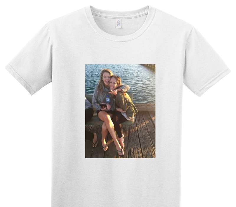 Custom Adult Soft Style 100% Cotton White T-Shirt