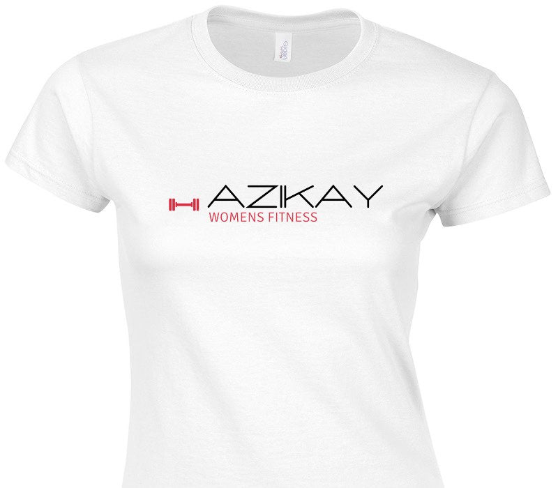 Custom Womens Soft Style 100% Cotton White T-Shirt