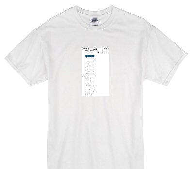 Custom Gildan 100% Cotton White T-Shirt