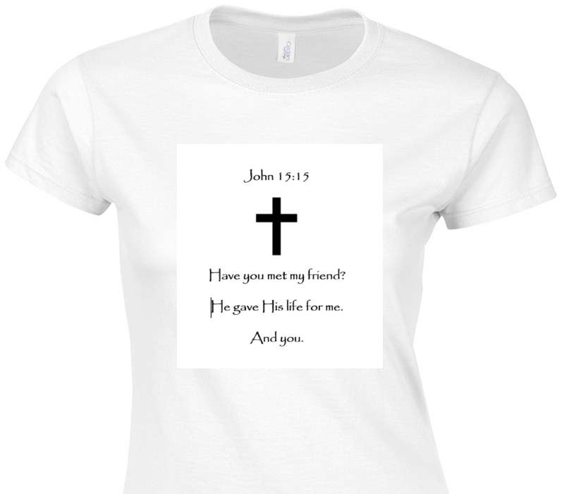 Custom Womens Soft Style 100% Cotton White T-Shirt