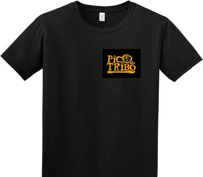 Custom Adult Soft Style 100% Cotton Black T-Shirt