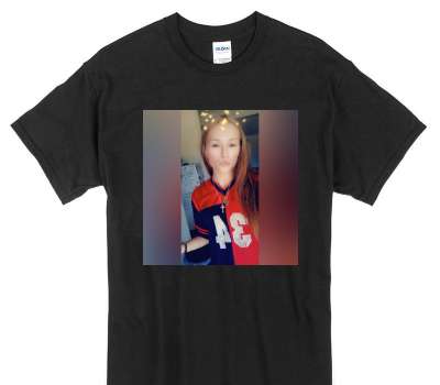 Custom Gildan 100% Cotton Black T-Shirt
