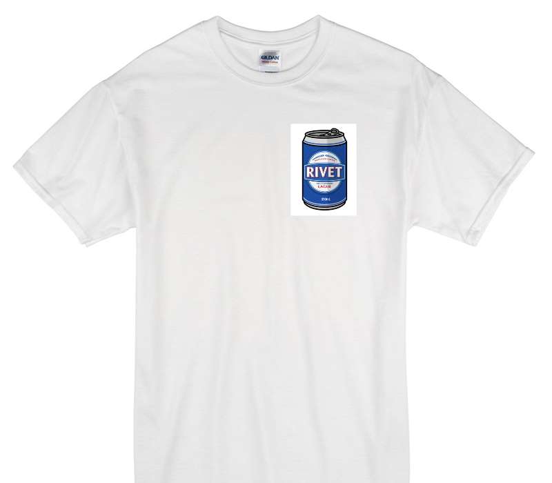 Custom Gildan 100% Cotton White T-Shirt
