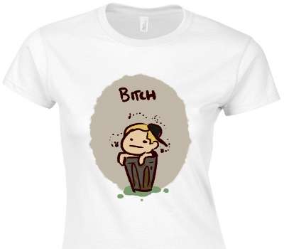 Custom Womens Soft Style 100% Cotton White T-Shirt