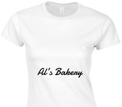 Custom Womens Soft Style 100% Cotton White T-Shirt