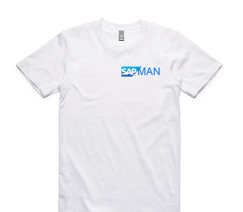 Custom AS Colour 100% Cotton White T-Shirt