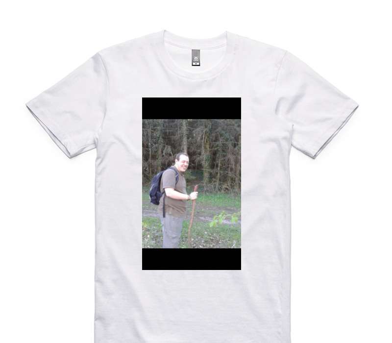 Custom AS Colour 100% Cotton White T-Shirt