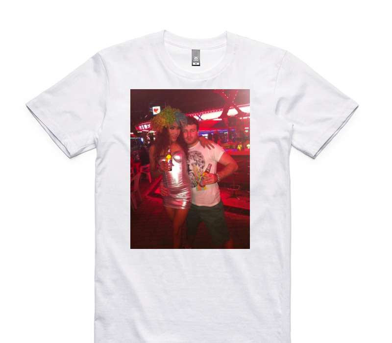 Custom AS Colour 100% Cotton White T-Shirt