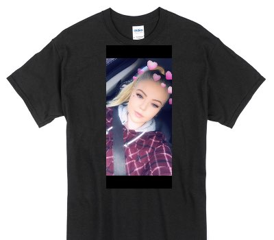 Custom Gildan 100% Cotton Black T-Shirt