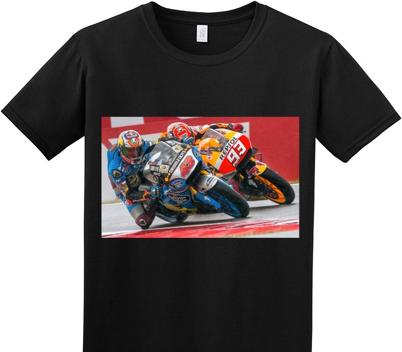 Custom Adult Soft Style 100% Cotton Black T-Shirt