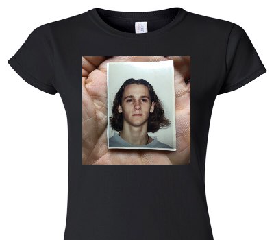 Custom Womens Soft Style 100% Cotton Black T-Shirt