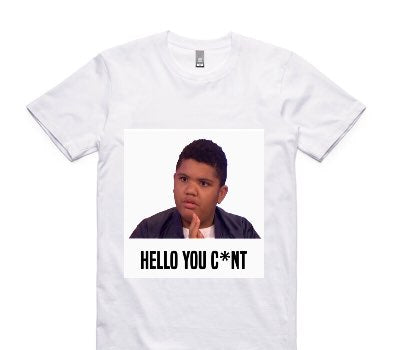 Custom AS Colour 100% Cotton White T-Shirt